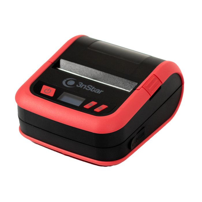 Impresora bluetooth inalámbrica, vista en ángulo